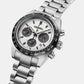 Prospex Men Solar White Dial Chronograph Stainless Steel Watch SSC961P1