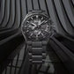 Astron Men Solar Black Dial Chronograph Stainless Steel Watch SSH155J1