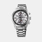 Prospex Men Solar Silver Dial Chronograph Metal Watch SSH165J1