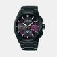 Astron Yozakura Cherry Blossom by Night - Limited Edition Men Solar Purple Dial Chronograph Stainless Steel Watch SSH171J1