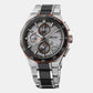 Astron Limited Edition Men GPS Solar Silver Dial Chronograph Stainless Steel Watch SSH183J1