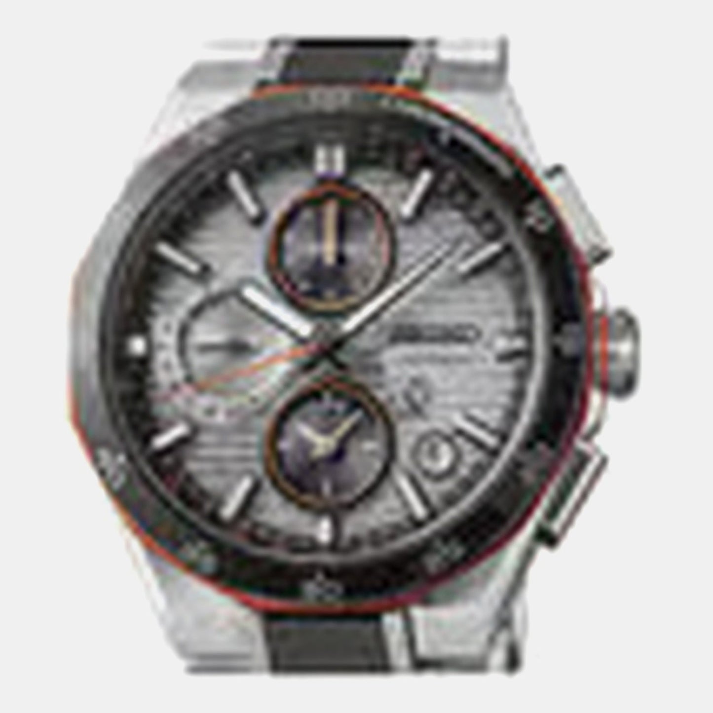 Astron Limited Edition Men GPS Solar Silver Dial Chronograph Stainless Steel Watch SSH183J1