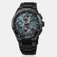 Astron GPS Solar â€˜Spiral Galaxyâ€™ Limited Edition Chronograph Men Blue Dial Stainless Steel Watch SSH187J1