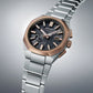 Astron Men Solar Grey Dial Analog Stainless Steel Watch SSJ014J1