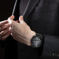 Astron Men Solar Black Dial Analog Stainless Steel Watch SSJ015J1
