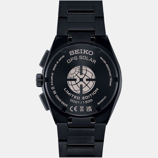 Astron GPS Solar 3X Yozakura - Cherry Blossom by night - Limited Edition Purple Dial Analog Stainless Steel Watch SSJ029J1