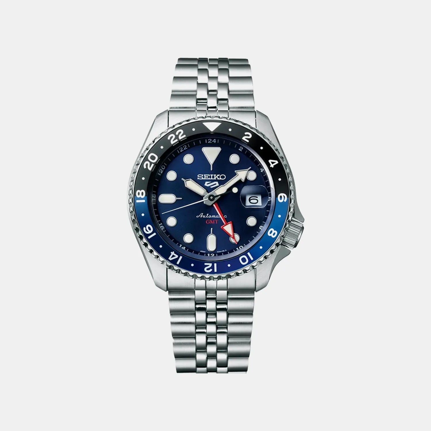5 Sports Men Automatic Blue Dial Analog Stainless Steel Watch SSK003K1