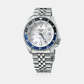 5 Sports Men Automatic White Dial Analog Stainless Steel Watch SSK033K1