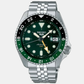 5 Sports Men Automatic Green Dial Analog Stainless Steel Watch SSK035K1