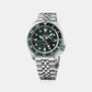 5 Sports Men Automatic Green Dial Analog Stainless Steel Watch SSK035K1