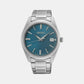 Dress Men Quartz Blue Dial Analog Stainless Steel Watch SUR525P1