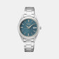Dress Women Quartz Blue Dial Analog Stainless Steel Watch SUR531P1