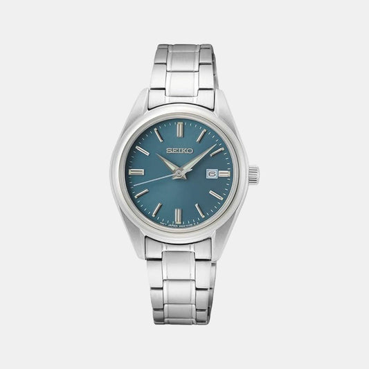 Dress Women Quartz Blue Dial Analog Stainless Steel Watch SUR531P1