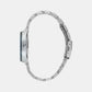 Dress Men Quartz Blue Dial Analog Stainless Steel Watch SUR559P1