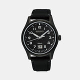 Dress Men Quartz Black Dial Analog Stainless Steel Watch SUR571P1