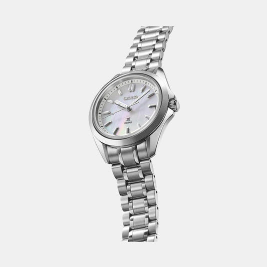 Prospex Women Quartz White Dial Analog Stainless Steel Watch SUR605J1