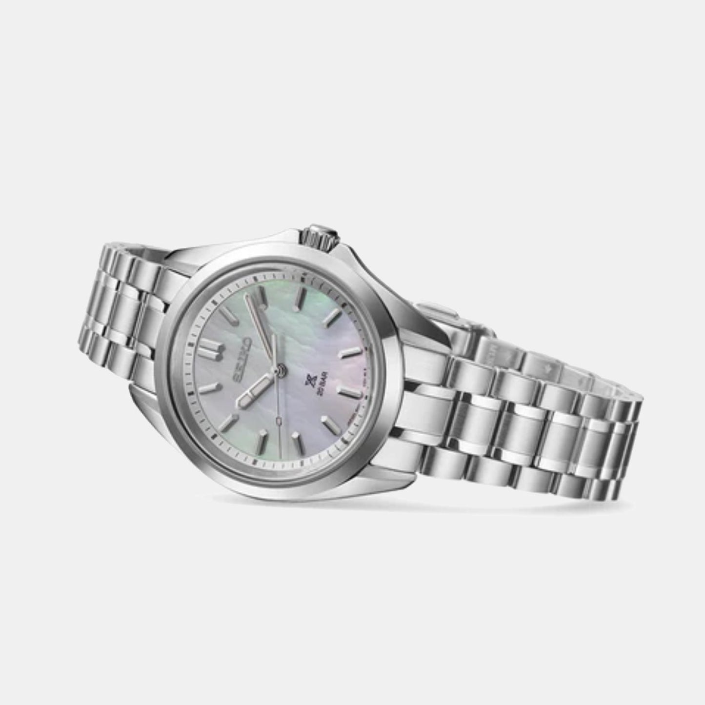 Prospex Women Quartz White Dial Analog Stainless Steel Watch SUR605J1