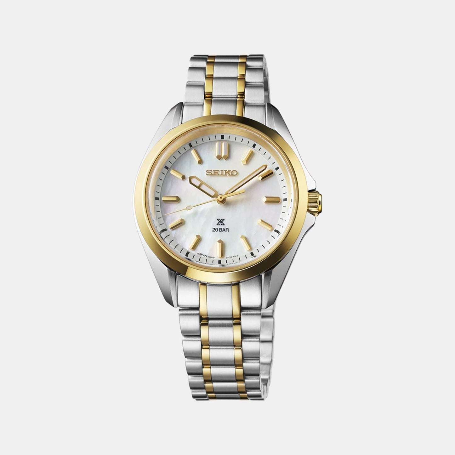 Prospex Women Quartz White Dial Analog Stainless Steel Watch SUR608J1