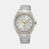 Prospex Men Quartz White Dial Analog Stainless Steel Watch SUR618J1