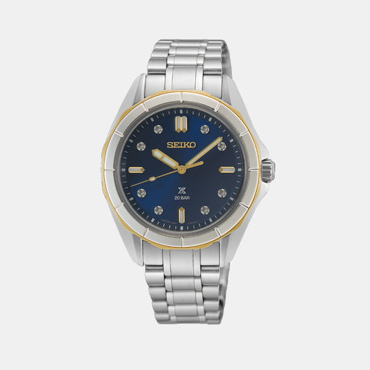 Prospex Men Quartz Blue Dial Analog Stainless Steel Watch SUR620J1