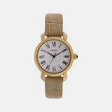 Dress Women Quartz White Dial Analog Leather Watch SUR626P3