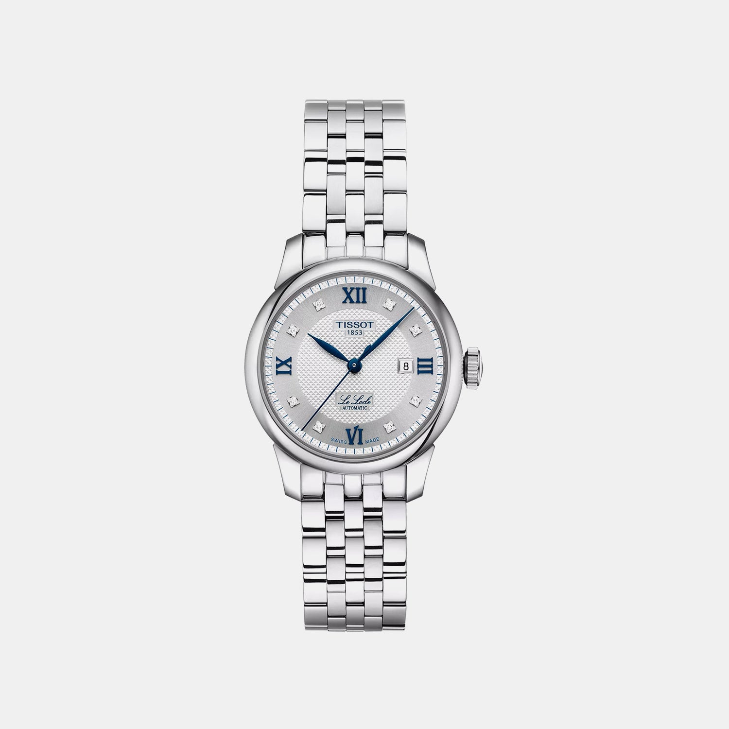 Le Locle 20th Anniversary Women Automatic Silver Dial Analog Stainless Steel Watch T0062071103601