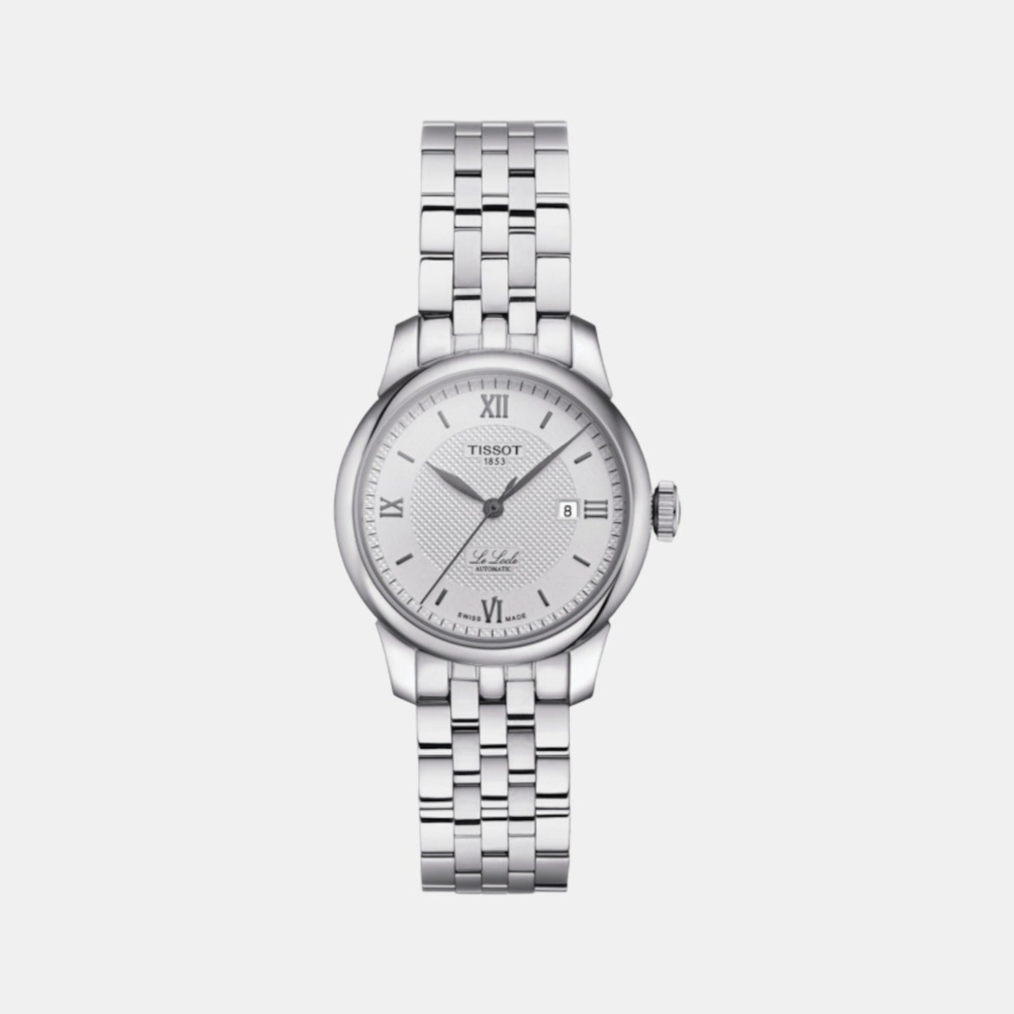 Le Locle Women Automatic Silver Dial Analog Stainless Steel Watch T0062071103800