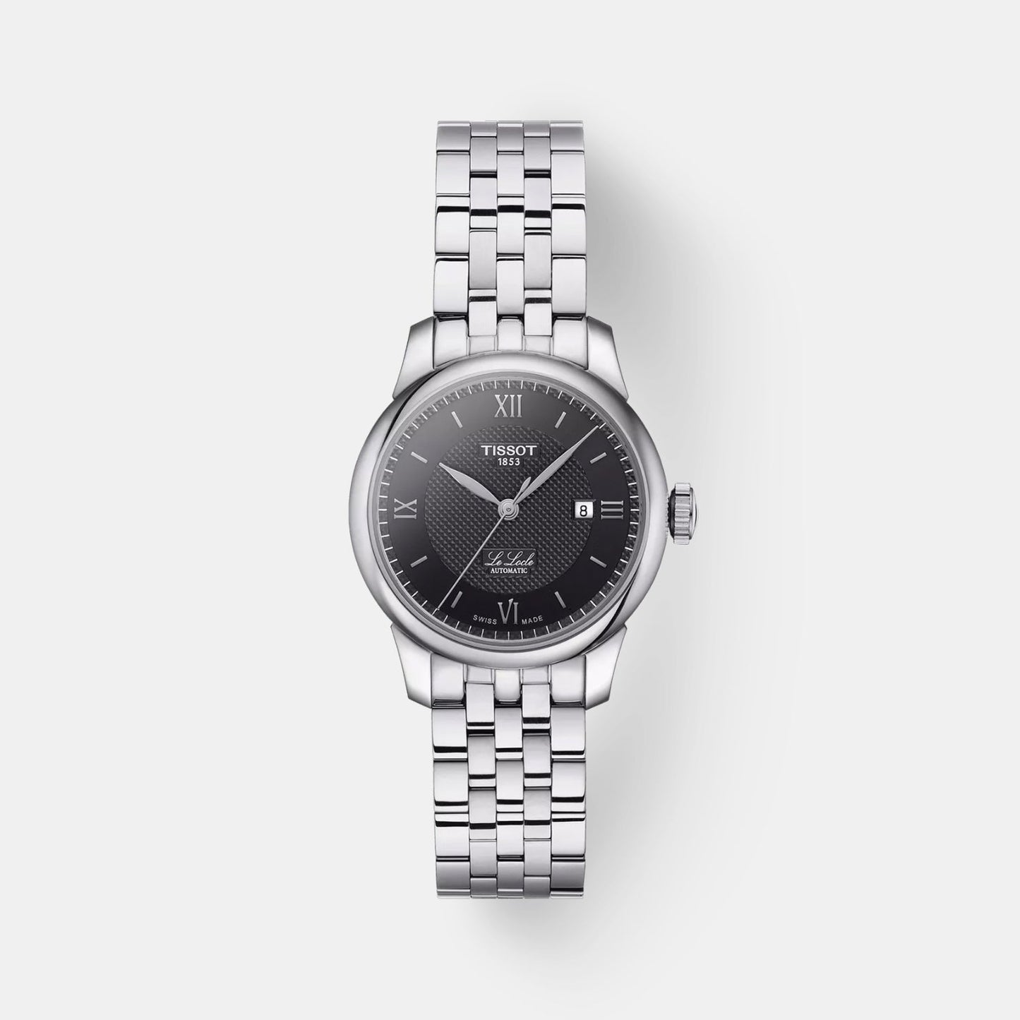 Le Locle Women Black Dial Analog Stainless Steel Watch T0062071105800