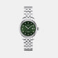 Le Locle Women Automatic Green Dial Analog Stainless Steel Watch T0062071109600