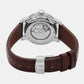 Women Automatic Silver Dial Analog Leather Watch T0062071603800