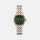 Le Locle Women Automatic Green Dial Analog Stainless Steel Watch T0062072209600