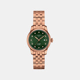 Le Locle Women Automatic Green Dial Analog Stainless Steel Watch T0062073309600
