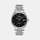 Le Locle Men Automatic Black Dial Analog Stainless Steel Watch T0064071105300