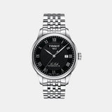 Le Locle Men Automatic Black Dial Analog Stainless Steel Watch T0064071105300