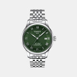 Le Locle Men Automatic Green Dial Analog Stainless Steel Watch T0064071109300
