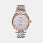 Le Locle Men Automatic Silver Dial Analog Stainless Steel Watch T0064072203300