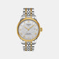 Classic Traditional Men Automatic Silver Dial Analog Stainless Steel Watch T0064072203301