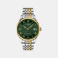 Le Locle Automatic Men Quartz Green Dial Analog Stainless Steel Watch T0064072209300