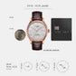 Le Locle Men Automatic Silver Dial Analog Leather Watch T0064073603300