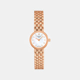 Lovely Women Quartz Mother Of Pearl Dial Analog Stainless Steel Watch T0580093311100