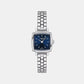 Lovely Women Quartz Blue Dial Analog Stainless Steel Watch T0581091104101