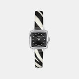 Lovely Square Women Quartz Black Dial Analog Watch T0581091705600