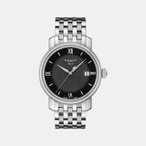 Bridgeport Men Quartz Black Dial Analog Stainless Steel Watch T0974101105800