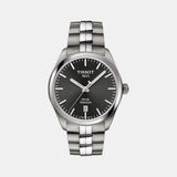 PR 100 Men Quartz Grey Dial Analog Stainless Steel Watch T1014104406100