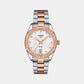 PR 100 Women Quartz Mother Of Pearl Dial Analog Stainless Steel Watch T1019102211600