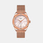 PR 100 Women Quartz Mother Of Pearl Dial Analog Mesh Watch T1019103315100