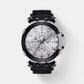 T-Race Men Automatic Silver Dial Chronograph Rubber Watch T1154272703100