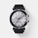T-Race Men Automatic Silver Dial Chronograph Rubber Watch T1154272703100