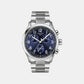Men Quartz Blue Dial Chronograph Stainless Steel Watch T1164171104200