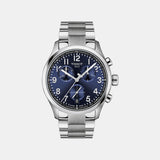 Men Quartz Blue Dial Chronograph Stainless Steel Watch T1164171104200